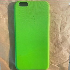 Apple Vibrant Lime Silicone Phone Case